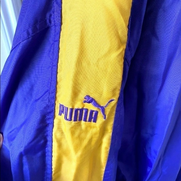 Mens Minnesota Vikings NFL Puma Sz 2XL XXL Jacket Reversible Full Zip Logo Hood - Picture 7 of 10